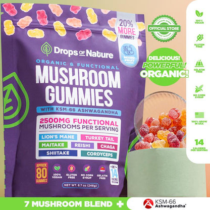 Calming Mushroom Gummies kuyami